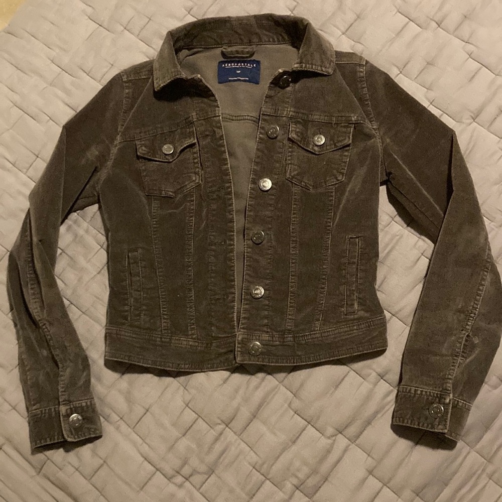 Aeropostale Corduroy Brown Jacket